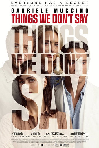 Poster de Things We Don't Say