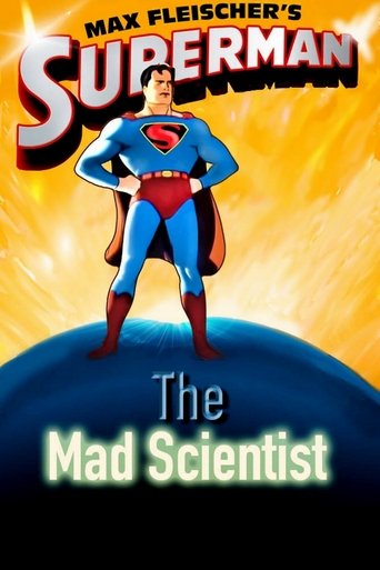 Poster de Superman contra o Cientista Louco