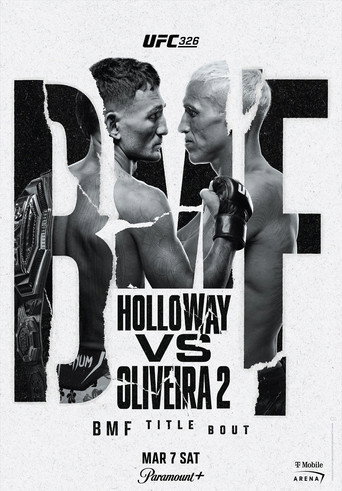 Assistir UFC 326: Holloway vs. Oliveira 2 online dublado e legendado
