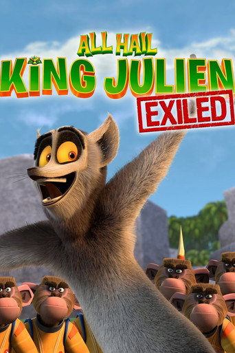 Poster de Saúdem todos o Rei Julien - Exilado!