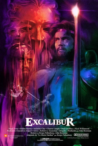 Poster de Excalibur, a Espada do Poder