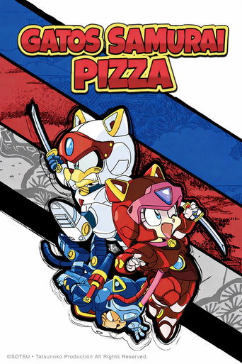 Poster de Gatos Samurai Pizza