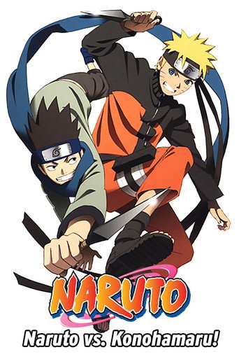 Poster de O Exame Chūnin das Chamas! Naruto vs Konohamaru!