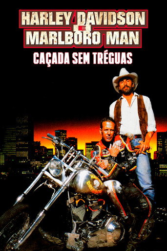 Poster de Harley Davidson e Marlboro Man - Caçada Sem Tréguas