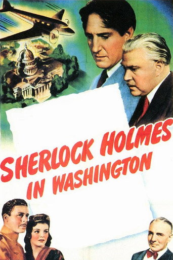 Poster de Sherlock Holmes em Washington