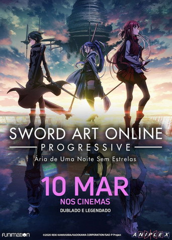 Poster de Sword Art Online Progressive: Ária de uma Noite Sem Estrelas