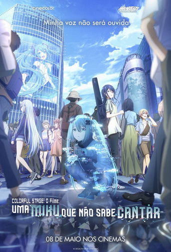 Poster de Colorful Stage! O Filme: Uma Miku Que Não Sabe Cantar