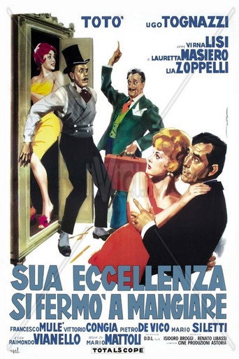 Poster de Sua Eccellenza si fermò a mangiare